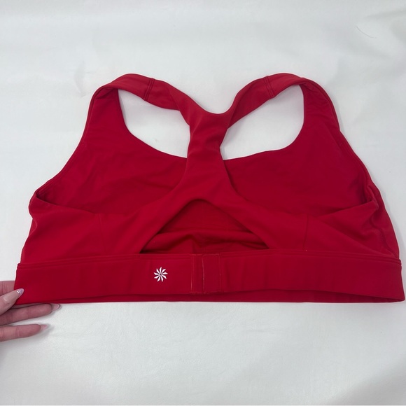 Athleta Bold Red Sports Bra - Picture 4 of 9